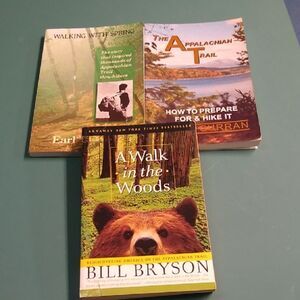 Set of Three Appalachian Trail Books